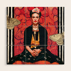 Frida enamorada Wood Wall Art Gallery Image 1