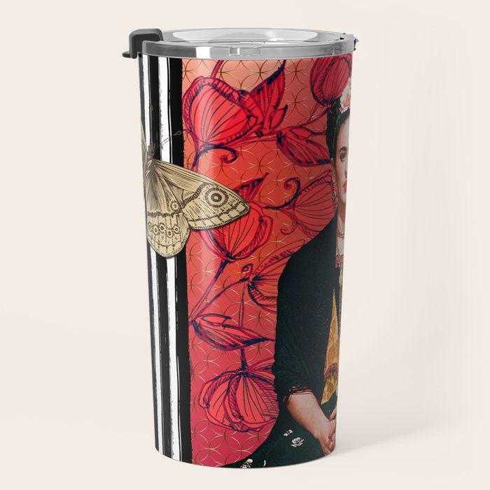 Frida enamorada Travel Mug Gallery Image 3