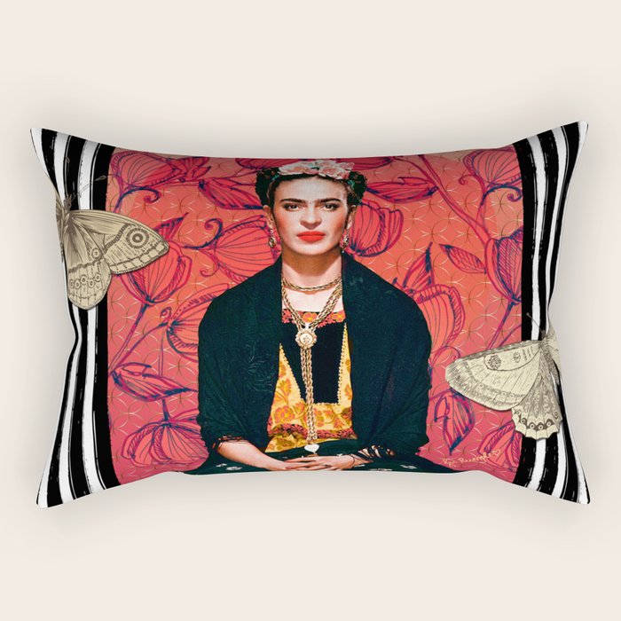 Frida enamorada Rectangular Pillow Gallery Image 1