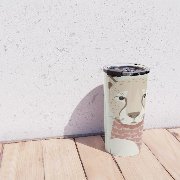 Whimsical Cheetah Travel Mug Gallery Image 4