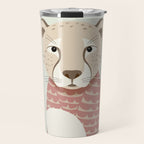 Whimsical Cheetah Travel Mug Gallery Image 1