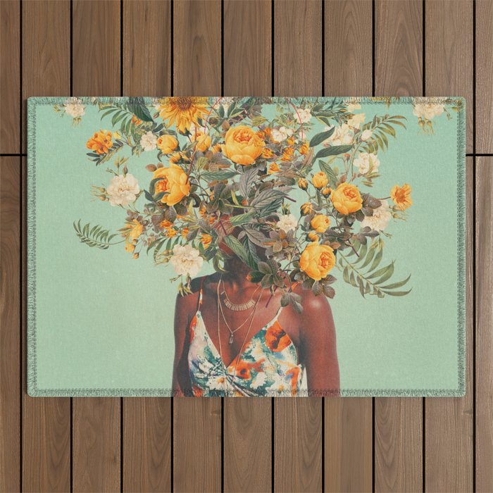 You Loved me a Thousand Summers ago Horizontal Outdoor Rug Gallery Image 1