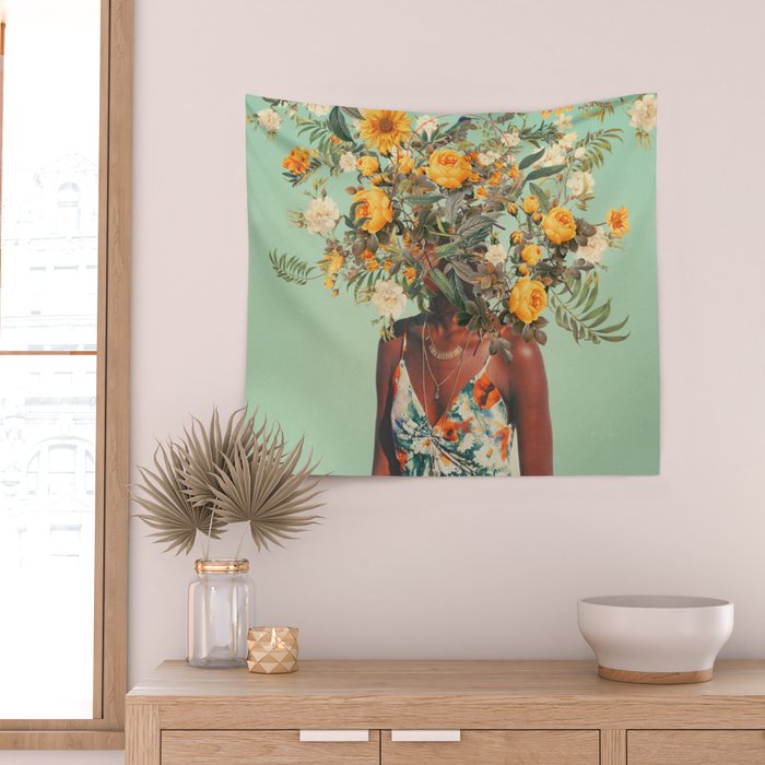 You Loved me a Thousand Summers ago Horizontal Wall Tapestry Gallery Image 2