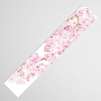 cherry blossom ink and watercolor 1 Table Runner Gallery Image 3