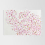 cherry blossom ink and watercolor 1 Rug Gallery Image 2