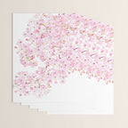 cherry blossom ink and watercolor 1 Wrapping Paper Gallery Image 3