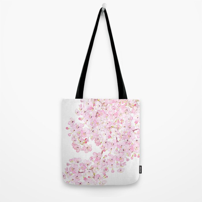 cherry blossom ink and watercolor 1 Tote Bag Gallery Image 2