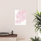 cherry blossom ink and watercolor 1 Poster Gallery Image 2