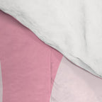 Modern Retro Liquid Swirl Abstract in Pretty Pastel Pink Comforter Gallery Image 4