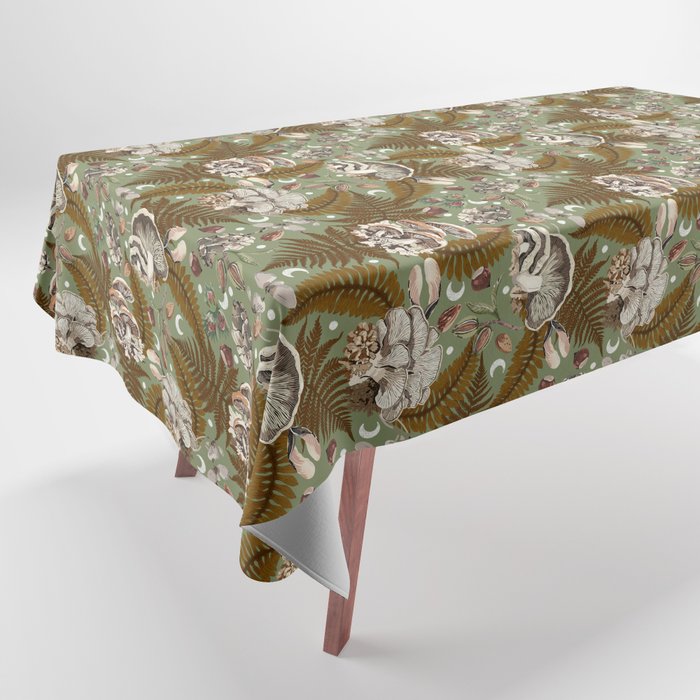 Mushrooms in moon forest G Tablecloth Gallery Image 1