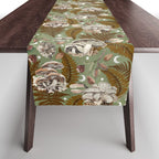 Mushrooms in moon forest G Table Runner Gallery Image 1