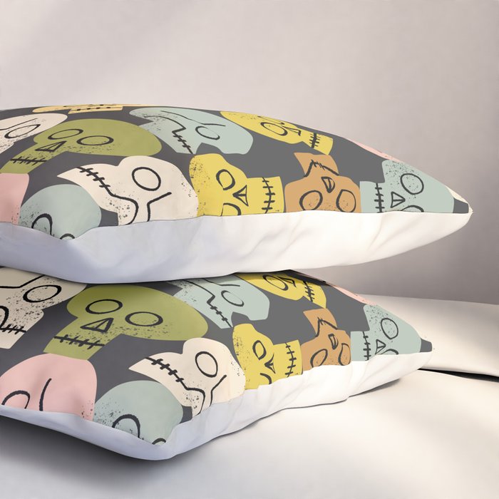 Happy Skulls Pillow Sham Gallery Image 3
