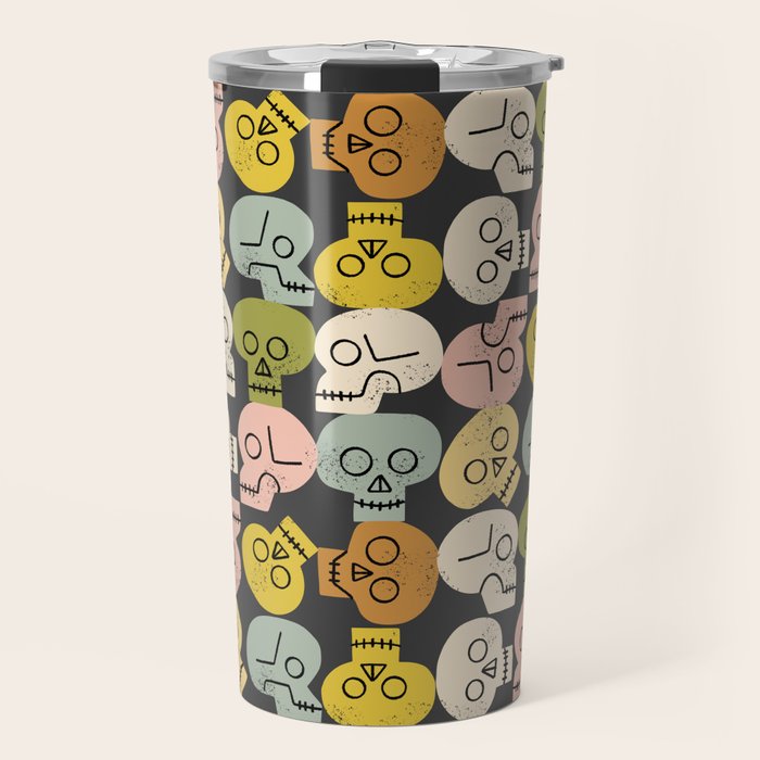 Happy Skulls Travel Mug Gallery Image 1