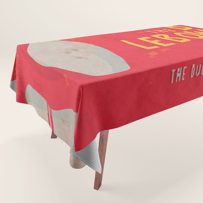 The Big Lebowski - Movie Poster, Coen brothers film, Jeff Bridges, John Turturro, bowling Tablecloth Gallery Image 1