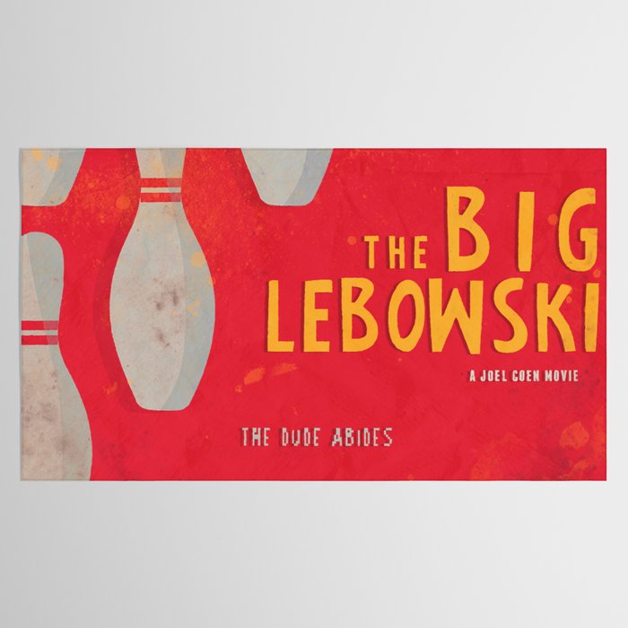 The Big Lebowski - Movie Poster, Coen brothers film, Jeff Bridges, John Turturro, bowling Tablecloth Gallery Image 2