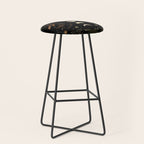 Moonlight Garden - Winter Brown Stool Gallery Image 1