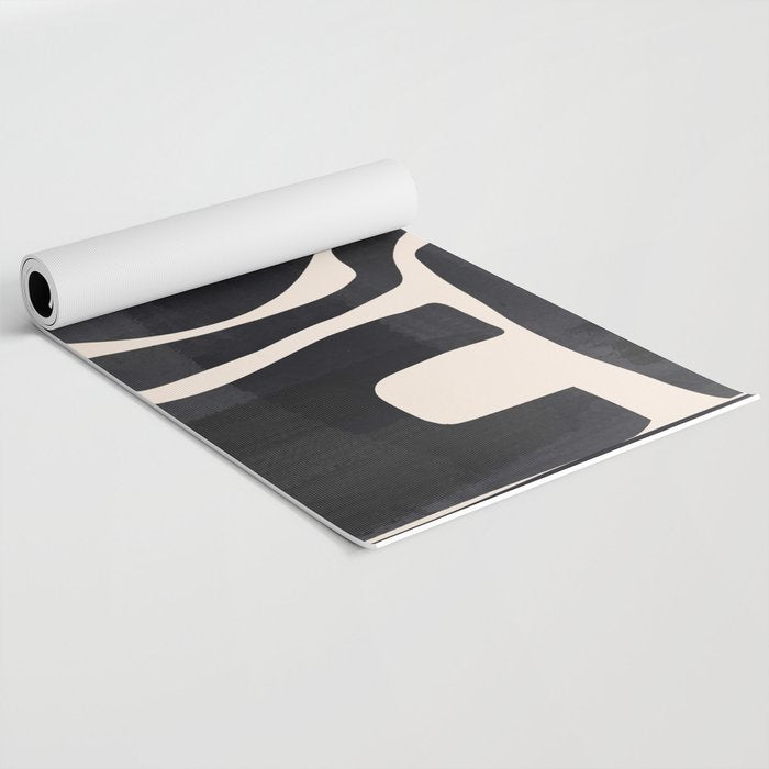 Modern Abstract Minimal Shapes 192 Yoga Mat Gallery Image 2