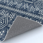 vintage moroccan - dark blue Rug Gallery Image 4
