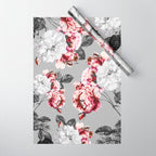 Flora temptation - twilight Wrapping Paper Gallery Image 1