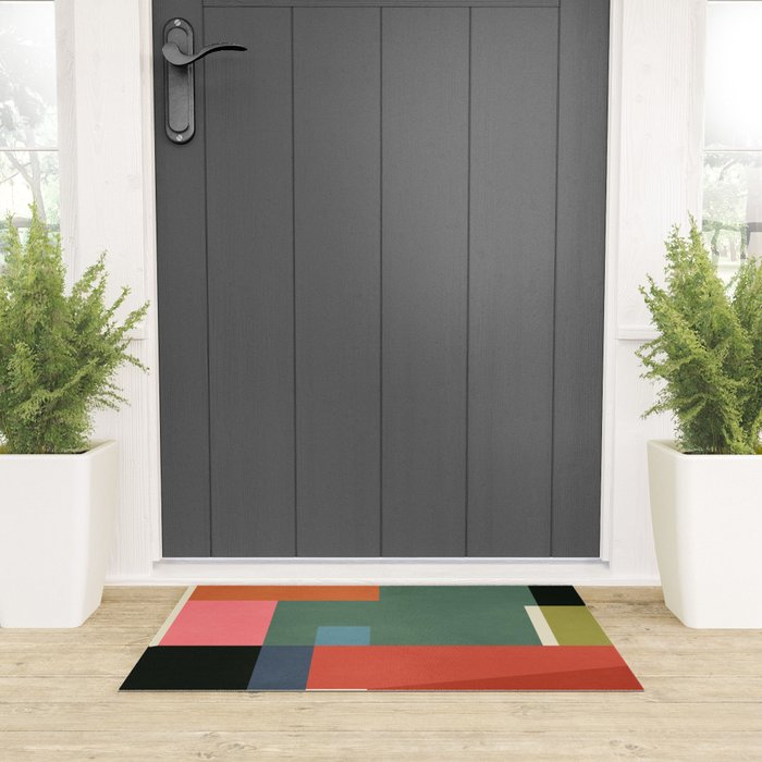 Geometric Shapes 28 Welcome Mat Gallery Image 3