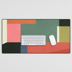 Geometric Shapes 28 Desk Mat Gallery Image 1