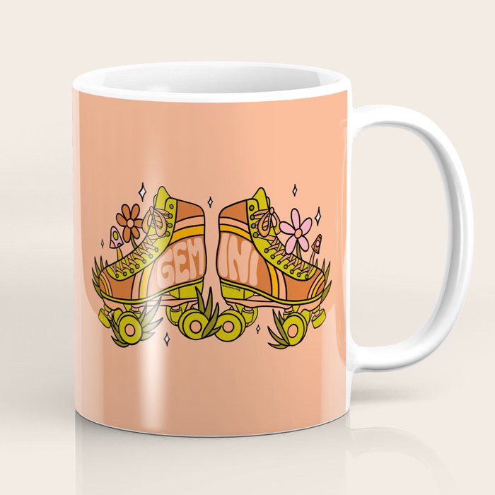 Gemini Roller Skate Coffee Mug Gallery Image 1