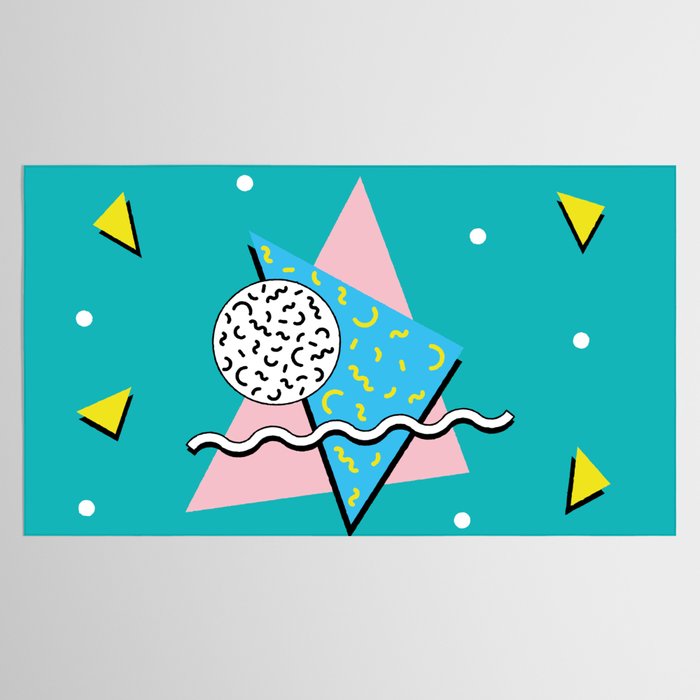 Memphis pattern 65 - 80s / 90s Retro Tablecloth Gallery Image 2