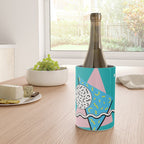 Memphis pattern 65 - 80s / 90s Retro Wine Chiller Gallery Image 4