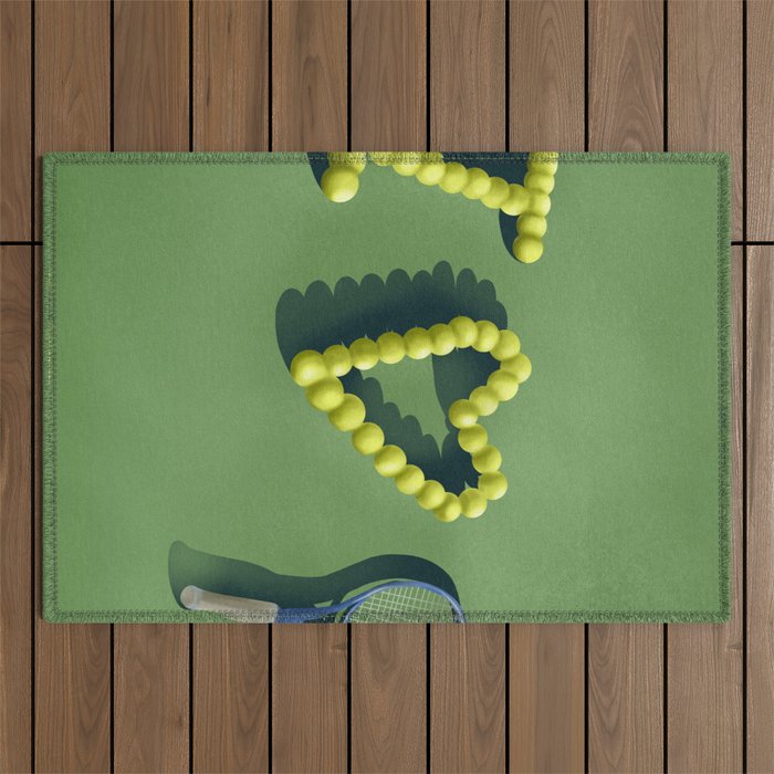 Love for the Game Outdoor Rug Gallery Image 1