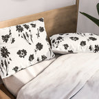 Brushstrokes meadow flowers BN Pillow Sham Gallery Image 2