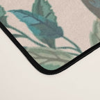 Chinoiserie Peach Fresco Floral Garden Birds Oriental Botanical Desk Mat Gallery Image 4