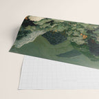 Japanese Wall Art Flower Poster maximalist wall art floral Japandi Wall Art botanical Sage Green Art Wrapping Paper Gallery Image 2