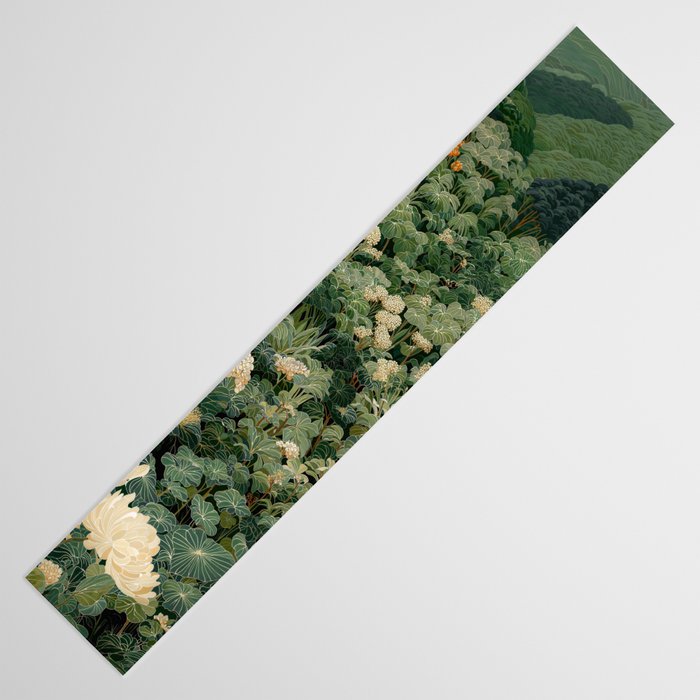 Japanese Wall Art Flower Poster maximalist wall art floral Japandi Wall Art botanical Sage Green Art Table Runner Gallery Image 3