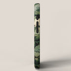 Japanese Wall Art Flower Poster maximalist wall art floral Japandi Wall Art botanical Sage Green Art iPhone Case Gallery Image 2