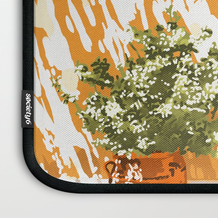 Oh The Places You Will Go | Spanish Bougainvillea Villa architecture Buildings | Boho Summer Travel Laptop Sleeve Gallery Image 3