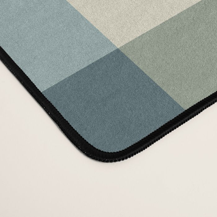 Bold Muted Checks Pattern - Small III Desk Mat Gallery Image 4
