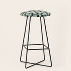 Bold Muted Checks Pattern - Small III Stool Gallery Image 1