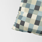 Bold Muted Checks Pattern - Small III Pillow Sham Gallery Image 4