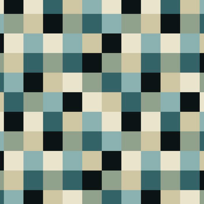Bold Muted Checks Pattern - Small III Coffee Mug Gallery Image 2