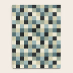 Bold Muted Checks Pattern - Small III Notebook Gallery Image 4