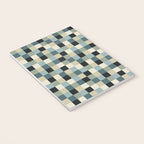 Bold Muted Checks Pattern - Small III Notebook Gallery Image 3