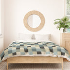 Bold Muted Checks Pattern - Small III Duvet Cover Gallery Image 3