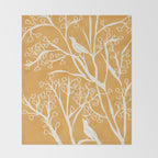 Birds on Branches 03 Throw Blanket Gallery Image 2
