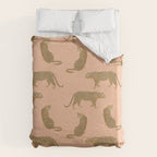sunset leopards Duvet Cover Gallery Image 6