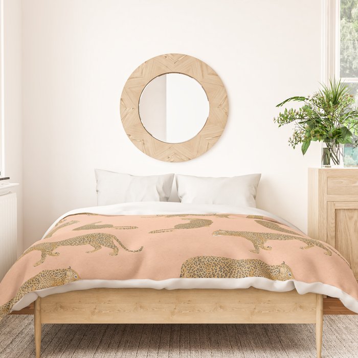 sunset leopards Duvet Cover Gallery Image 3