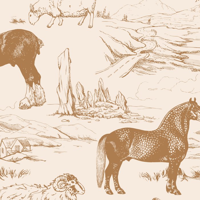 Clydesdale Horses in The Scottish Landscape  Coffee Mug Gallery Image 2