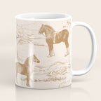 Clydesdale Horses in The Scottish Landscape  Coffee Mug Gallery Image 1