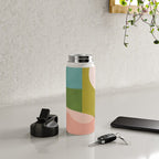shapes geometry art mid century Water Bottle Gallery Image 4