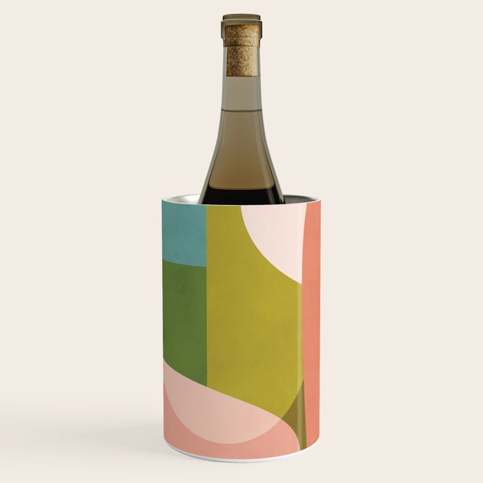 shapes geometry art mid century Wine Chiller Gallery Image 1