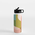 shapes geometry art mid century Water Bottle Gallery Image 1